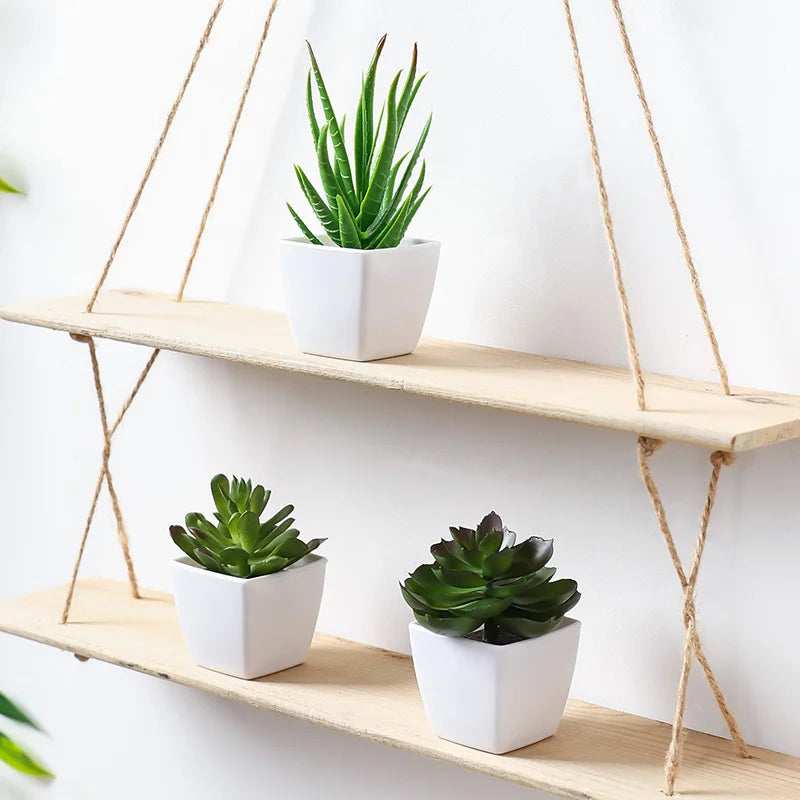 Set of 3 Artificial Succulent Plants – Realistic Mini Potted Greenery for Home, Office & Desktop Decoration