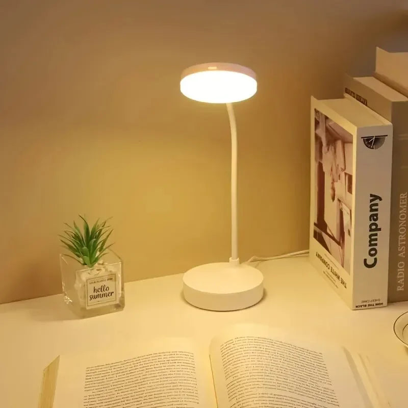 Rechargeable LED Desk Lamp – 3 Brightness Levels, Touch Control & Eye-Friendly Light for Home Office or Study