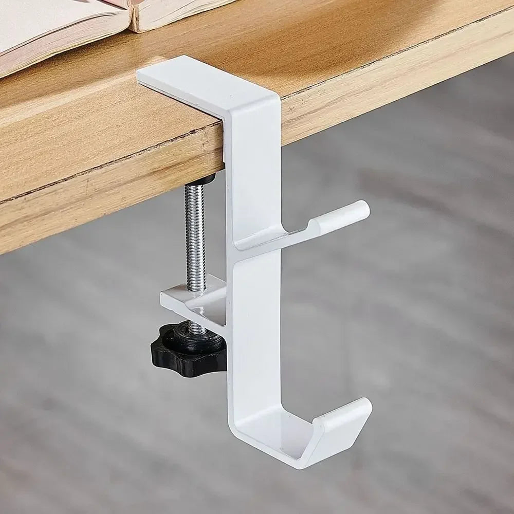 Multi-Functional Headphone Stand – Under Desk Metal Hanger for Headsets, Bags & Accessories