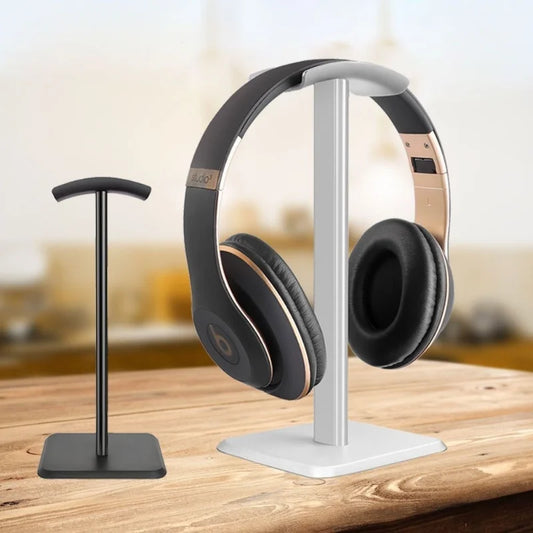 Universal Aluminum Headphone Stand – Desktop Headset Holder for Gaming & Office