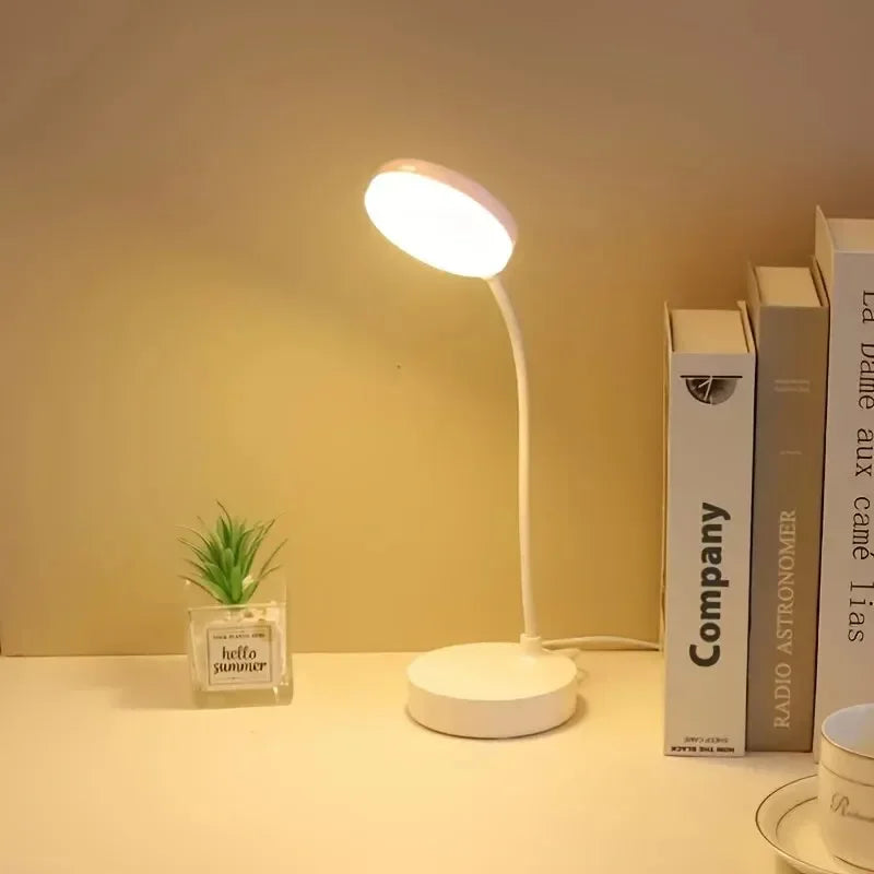 Rechargeable LED Desk Lamp – 3 Brightness Levels, Touch Control & Eye-Friendly Light for Home Office or Study