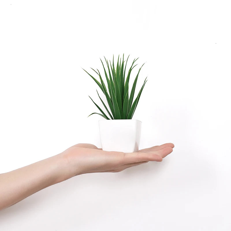 Set of 3 Artificial Succulent Plants – Realistic Mini Potted Greenery for Home, Office & Desktop Decoration