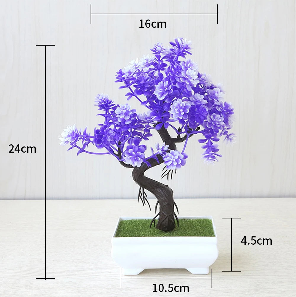 Artificial Plants Decoration Potted Bonsai Small Tree - Room Decoration