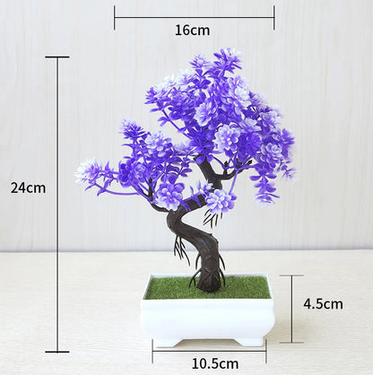 Artificial Plants Decoration Potted Bonsai Small Tree - Room Decoration