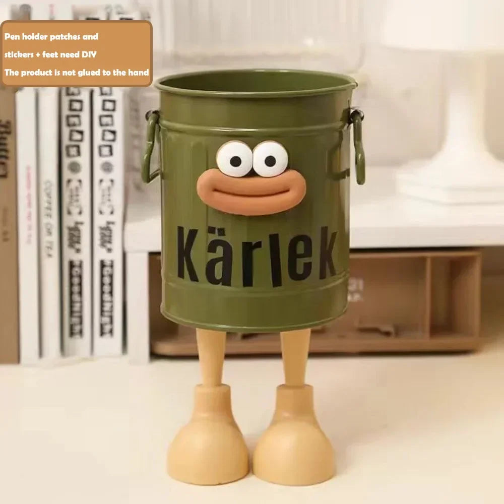 Cute Cartoon Pen Holder – Fun Desk Organizer for Office, Study, and Home Storage