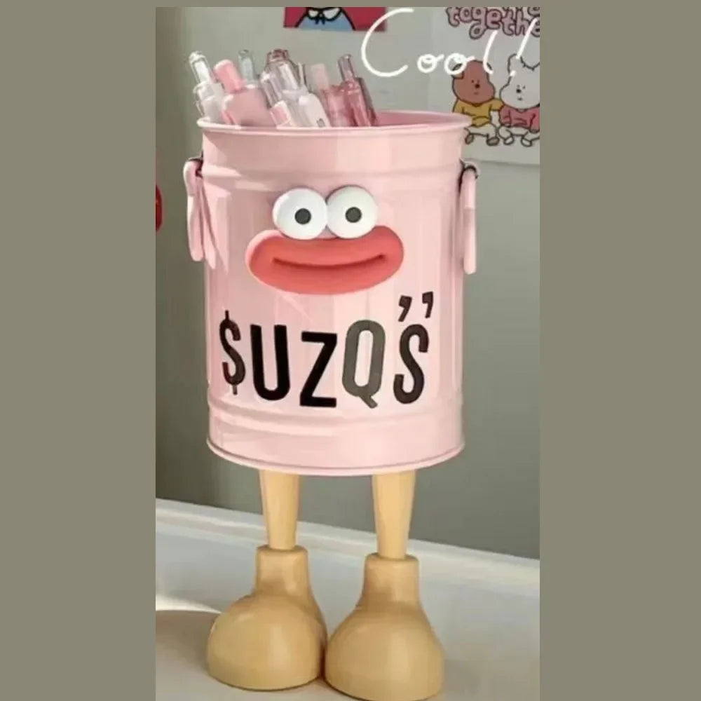 Cute Cartoon Pen Holder – Fun Desk Organizer for Office, Study, and Home Storage