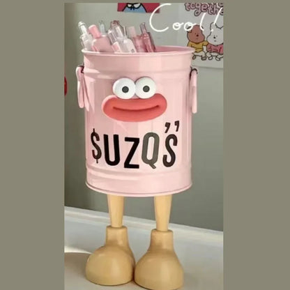 Cute Cartoon Pen Holder – Fun Desk Organizer for Office, Study, and Home Storage