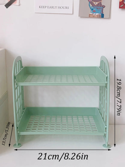 Horizontal Desktop Shelf Simple Multi Storage For Office