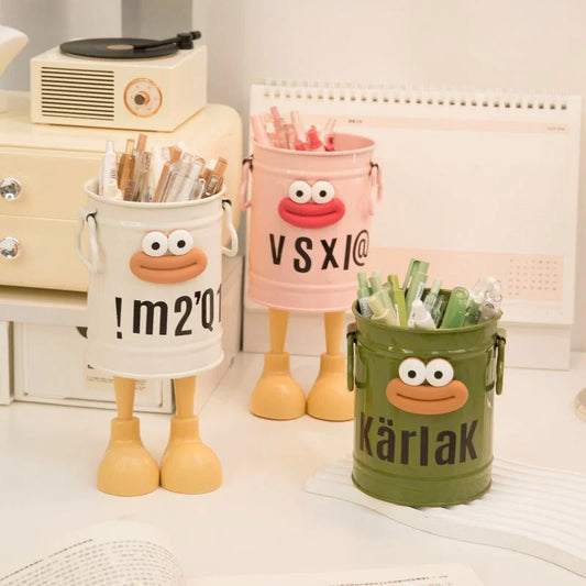 Cute Cartoon Pen Holder – Fun Desk Organizer for Office, Study, and Home Storage