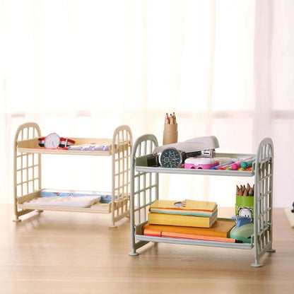 Horizontal Desktop Shelf Simple Multi Storage For Office