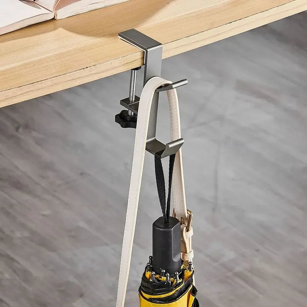 Multi-Functional Headphone Stand – Under Desk Metal Hanger for Headsets, Bags & Accessories