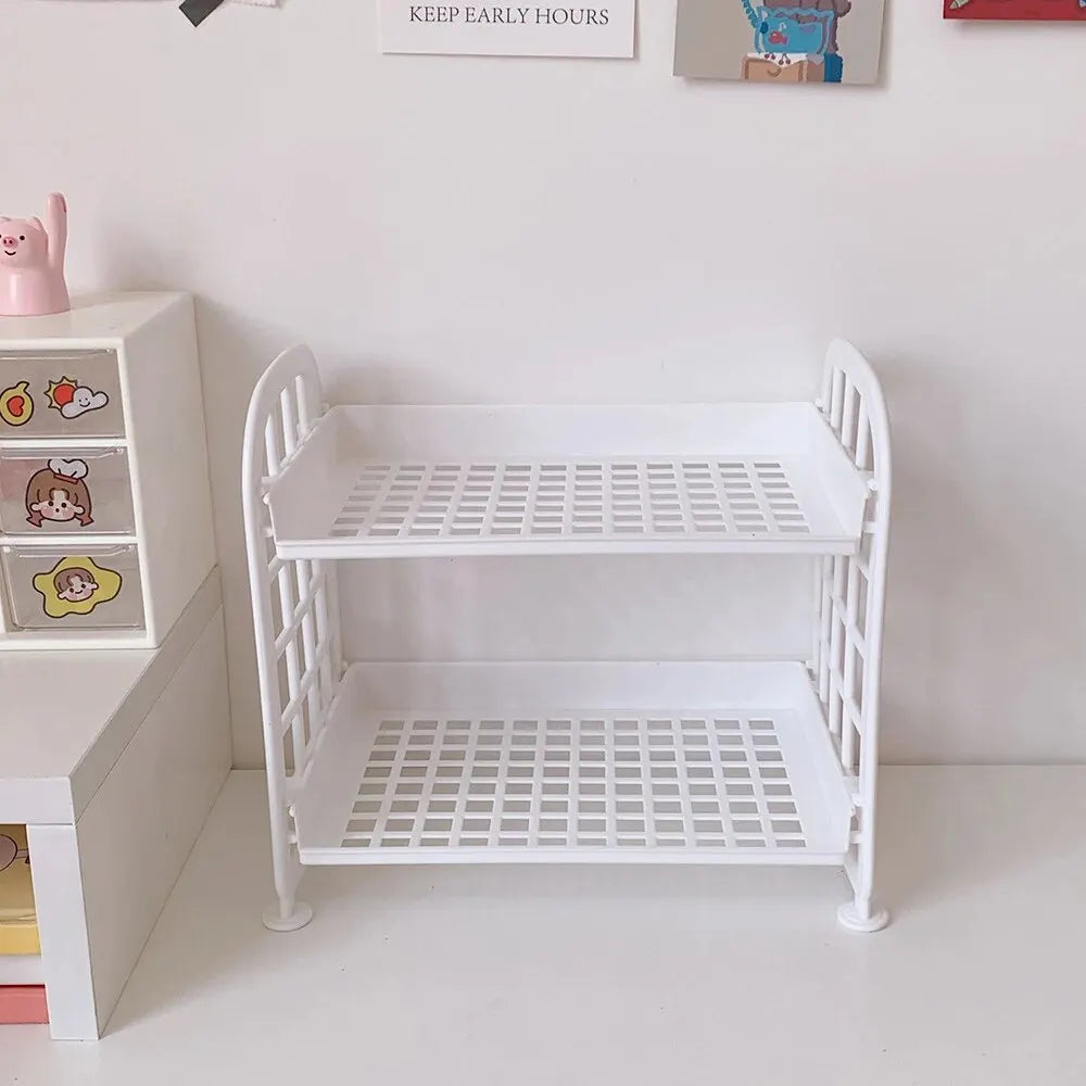 Horizontal Desktop Shelf Simple Multi Storage For Office