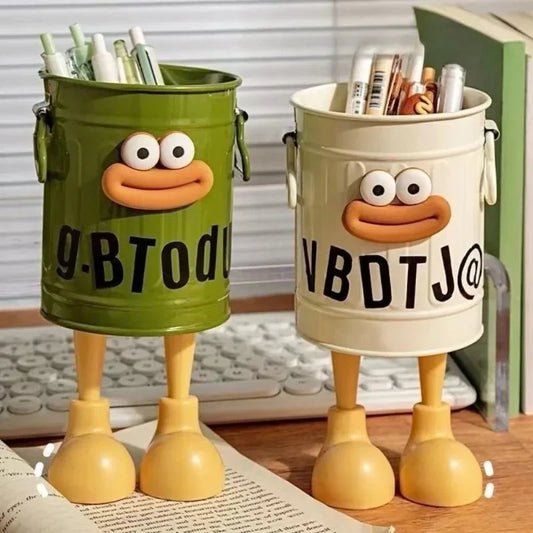 Cute Cartoon Pen Holder – Fun Desk Organizer for Office, Study, and Home Storage