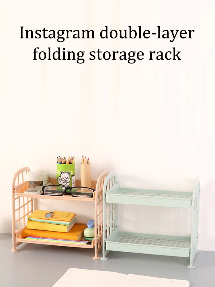 Horizontal Desktop Shelf Simple Multi Storage For Office
