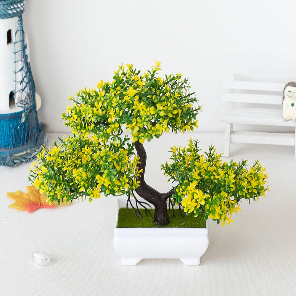Artificial Plants Decoration Potted Bonsai Small Tree - Room Decoration
