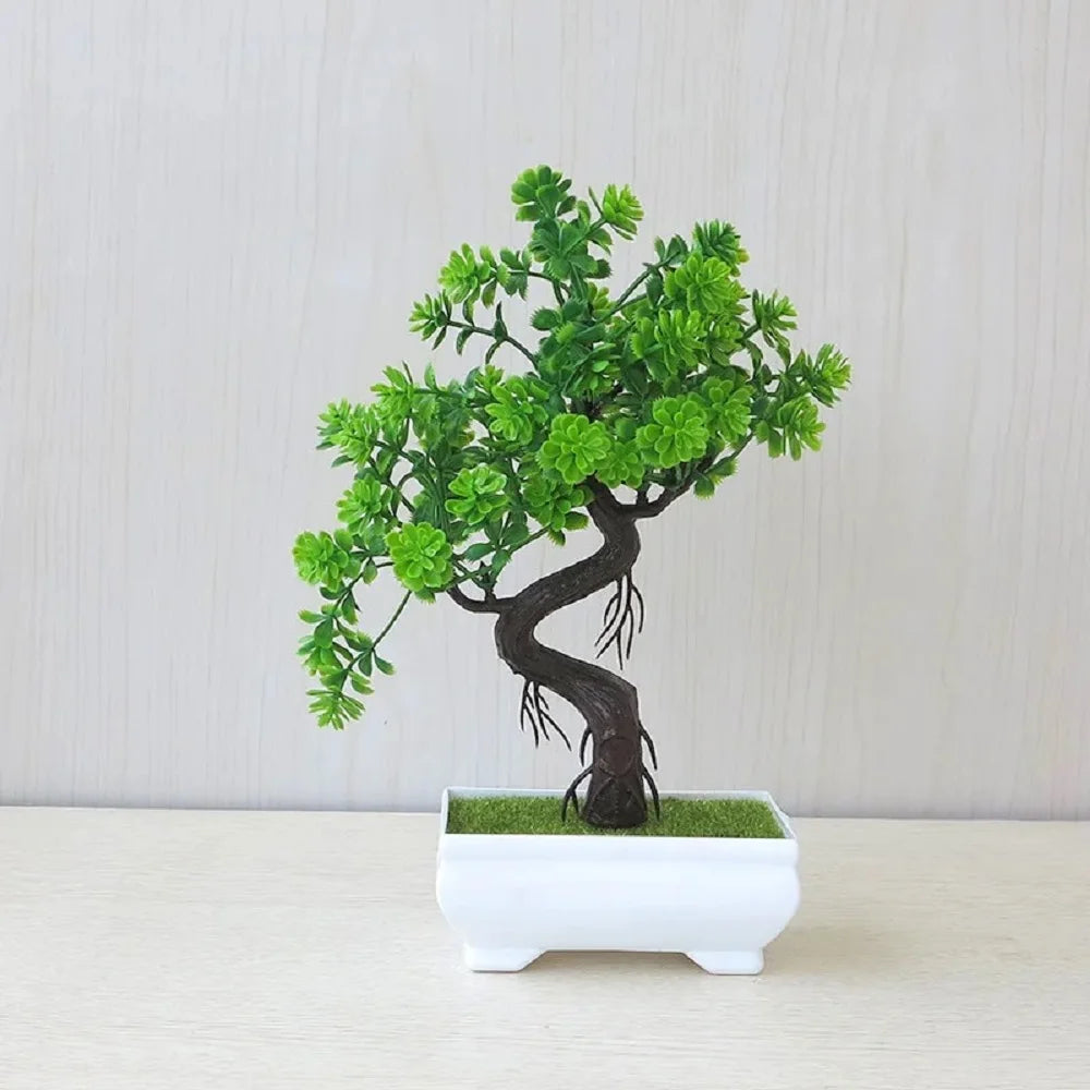 Artificial Plants Decoration Potted Bonsai Small Tree - Room Decoration