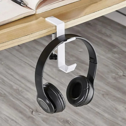 Multi-Functional Headphone Stand – Under Desk Metal Hanger for Headsets, Bags & Accessories