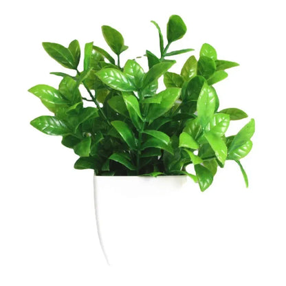 Artificial Potted Green Plant – Realistic Foliage for Home, Office & Desk Decoration