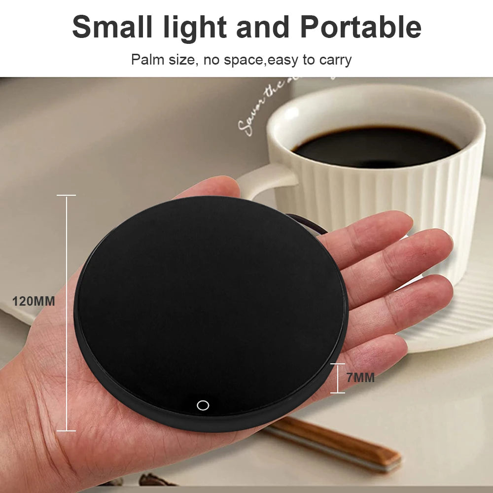 USB Coffee Mug Warmer – Smart Cup Heating Pad with 3 Temperature Settings & Auto Shut-Off