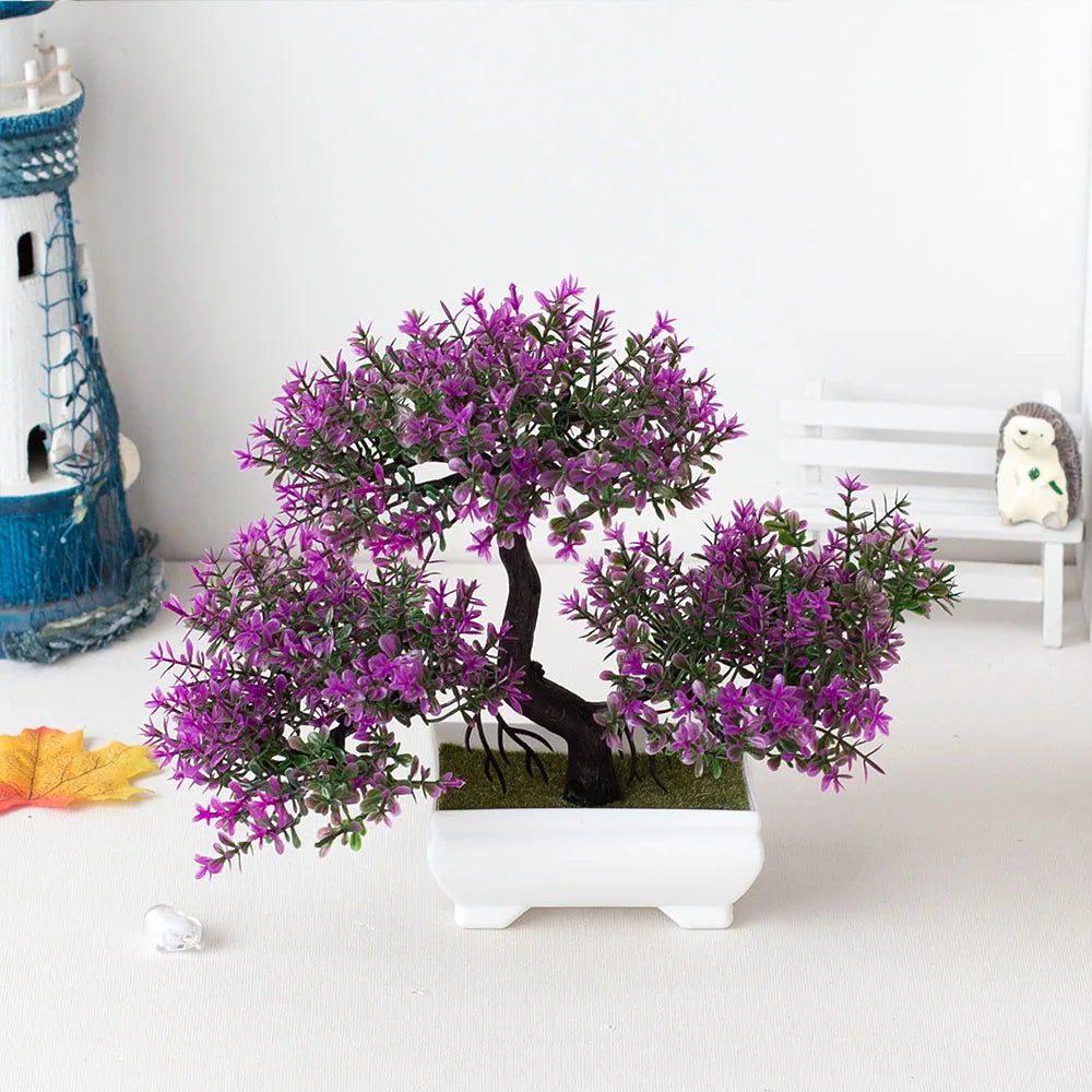 Artificial Plants Decoration Potted Bonsai Small Tree - Room Decoration