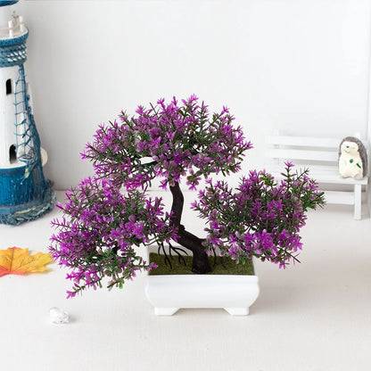 Artificial Plants Decoration Potted Bonsai Small Tree - Room Decoration