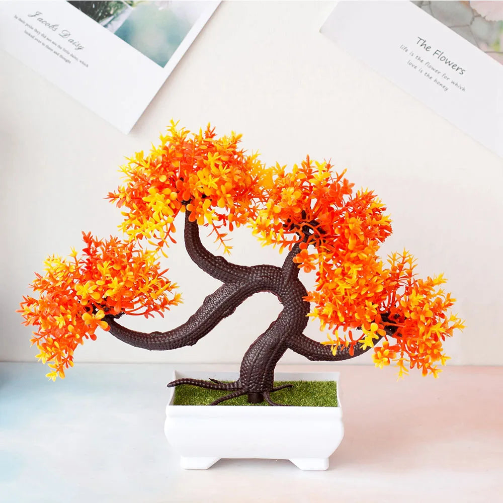 Artificial Plants Decoration Potted Bonsai Small Tree - Room Decoration