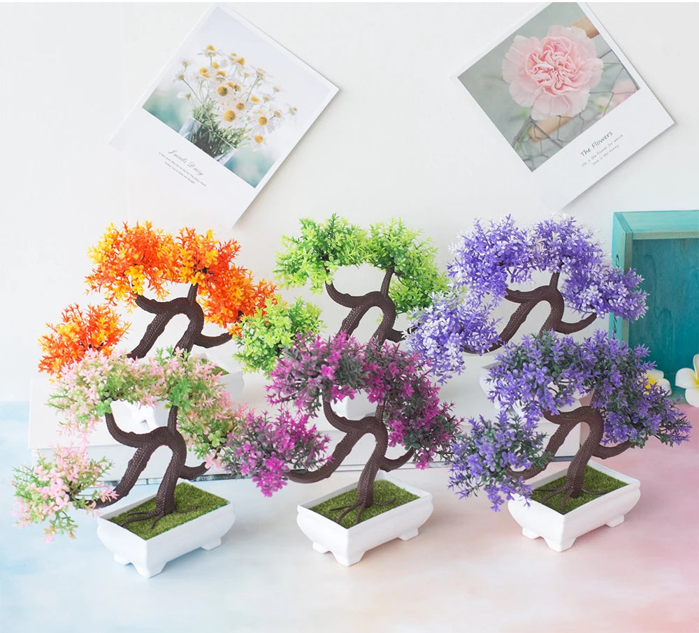 Artificial Plants Decoration Potted Bonsai Small Tree - Room Decoration