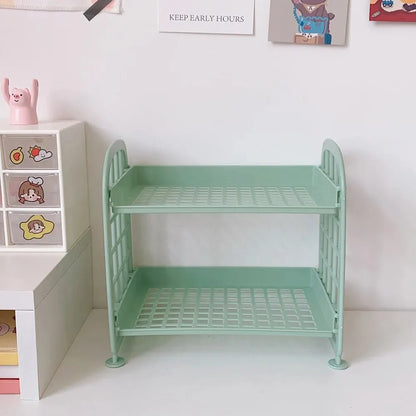 Horizontal Desktop Shelf Simple Multi Storage For Office