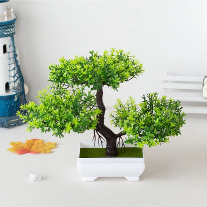 Artificial Plants Decoration Potted Bonsai Small Tree - Room Decoration