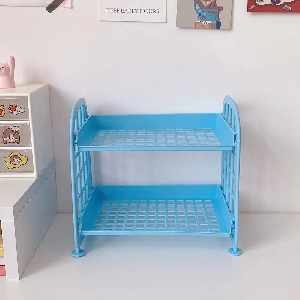 Horizontal Desktop Shelf Simple Multi Storage For Office