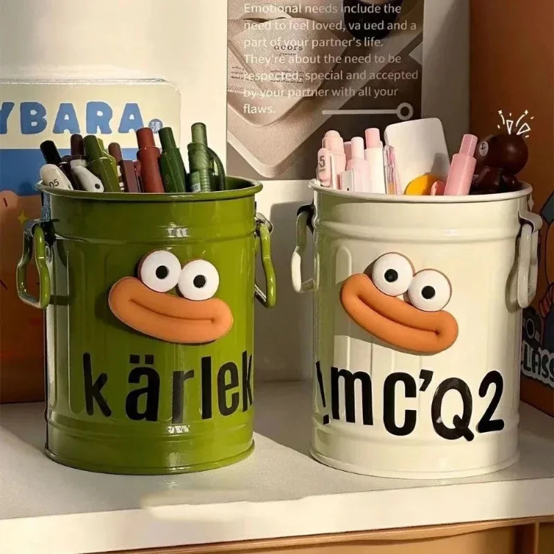 Cute Cartoon Pen Holder – Fun Desk Organizer for Office, Study, and Home Storage