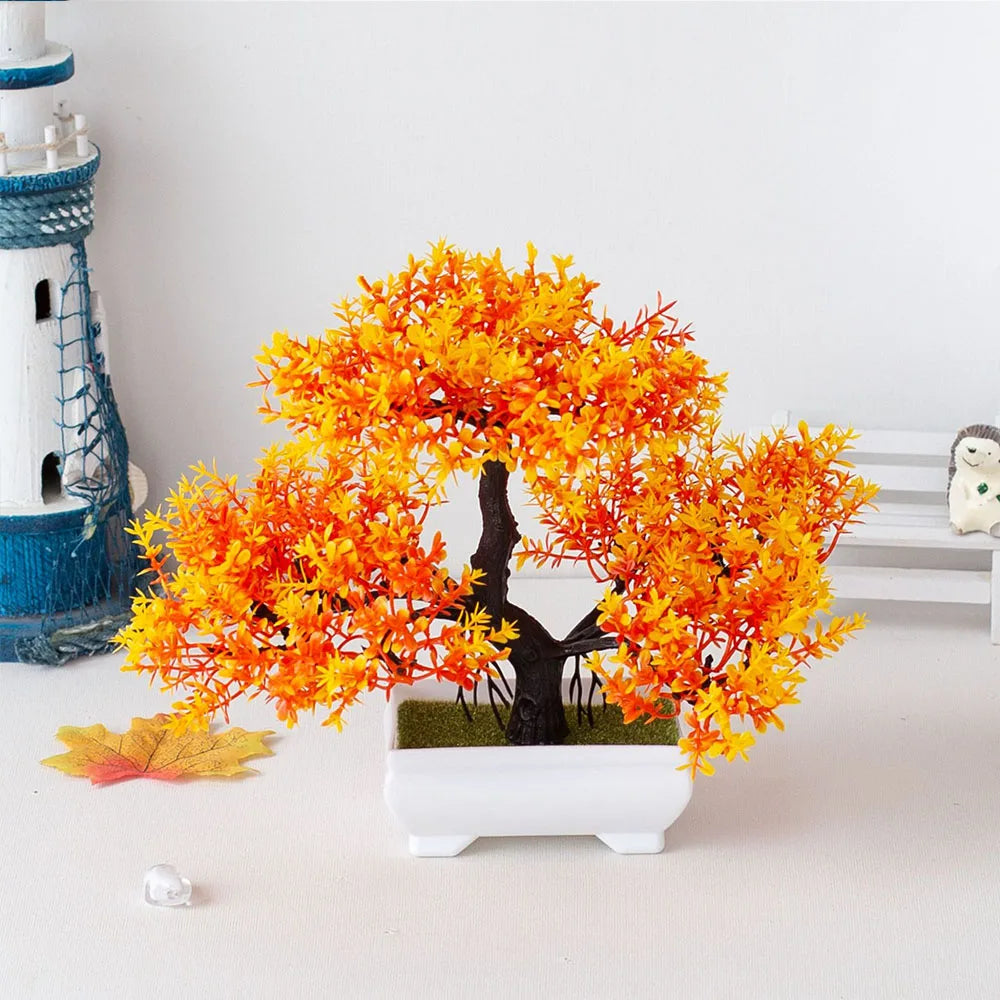 Artificial Plants Decoration Potted Bonsai Small Tree - Room Decoration