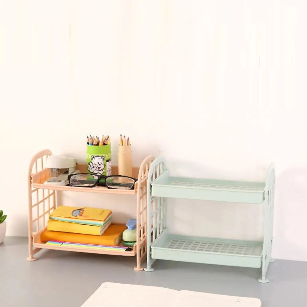 Horizontal Desktop Shelf Simple Multi Storage For Office