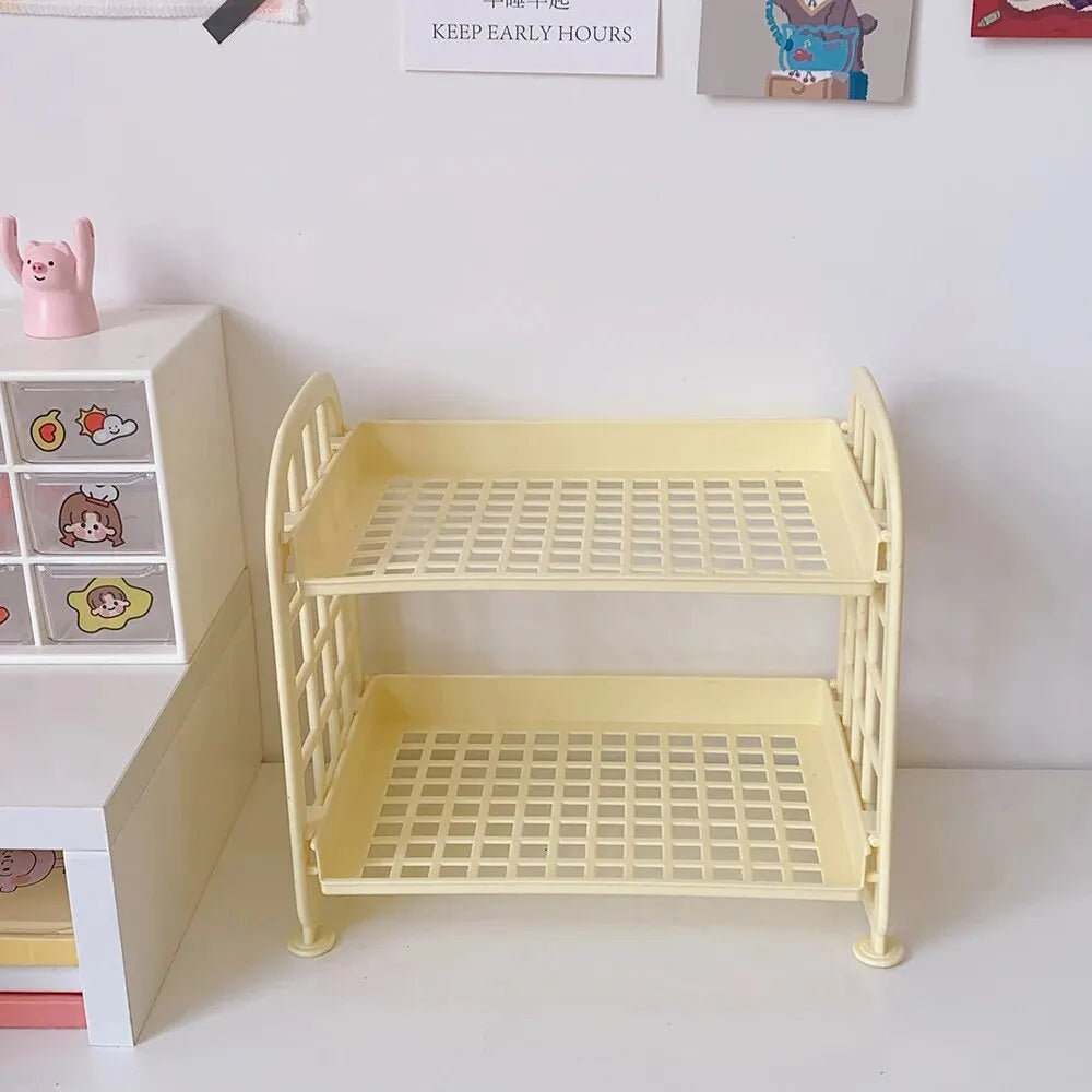 Horizontal Desktop Shelf Simple Multi Storage For Office
