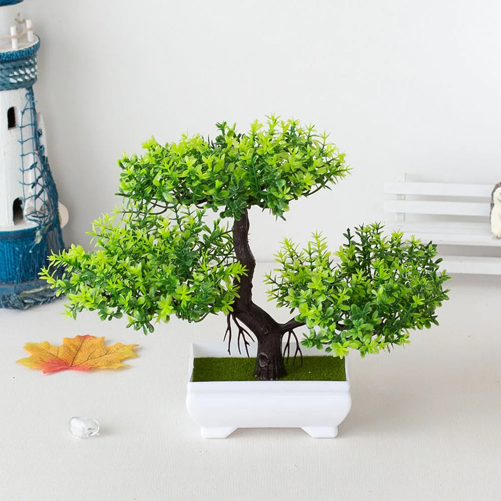 Artificial Plants Decoration Potted Bonsai Small Tree - Room Decoration