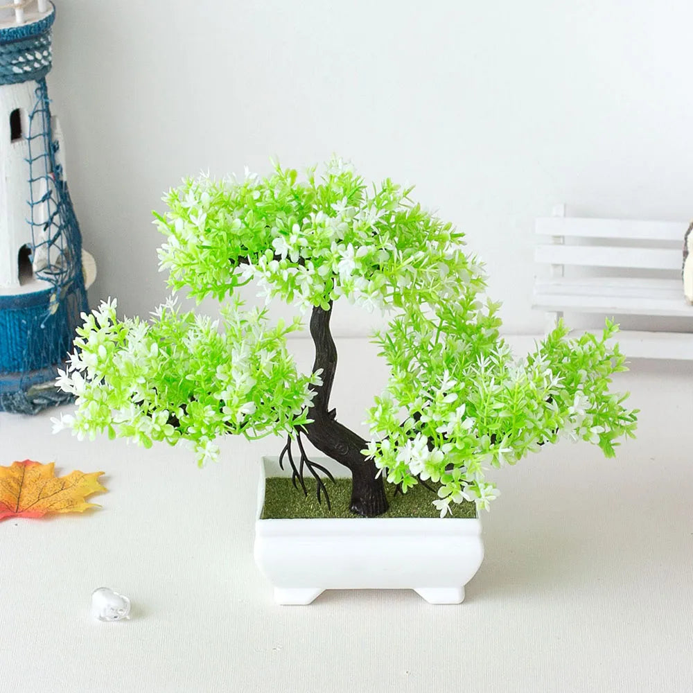 Artificial Plants Decoration Potted Bonsai Small Tree - Room Decoration