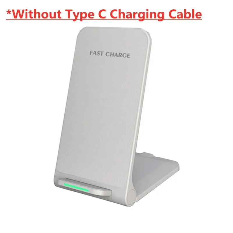 Foldable - 65W Wireless Induction Charger Stand Pad