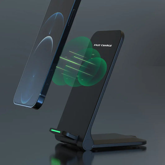 Foldable - 65W Wireless Induction Charger Stand Pad