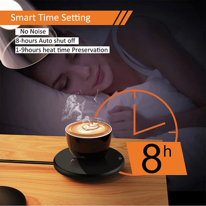 USB Coffee Mug Warmer – Smart Cup Heating Pad with 3 Temperature Settings & Auto Shut-Off