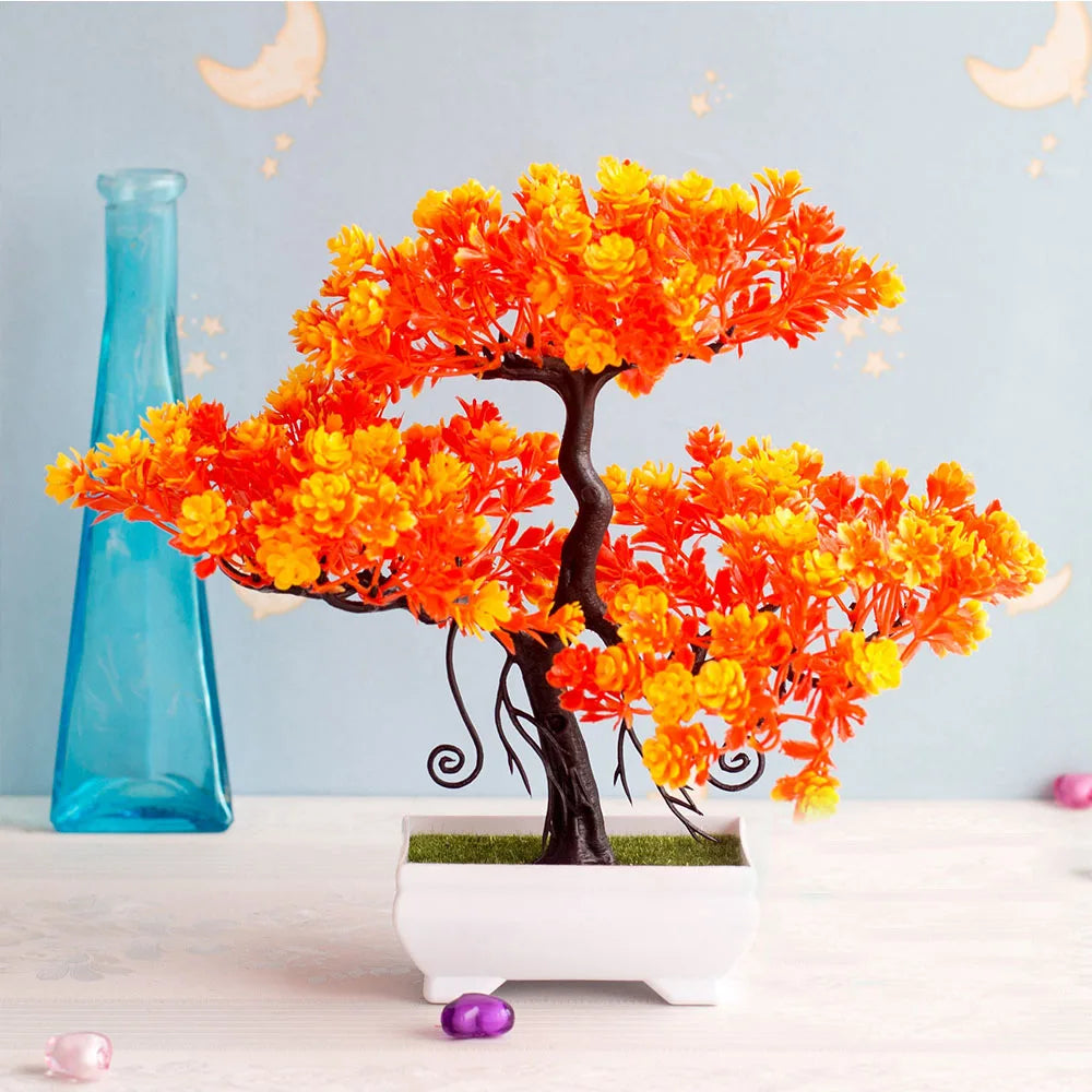 Artificial Plants Decoration Potted Bonsai Small Tree - Room Decoration