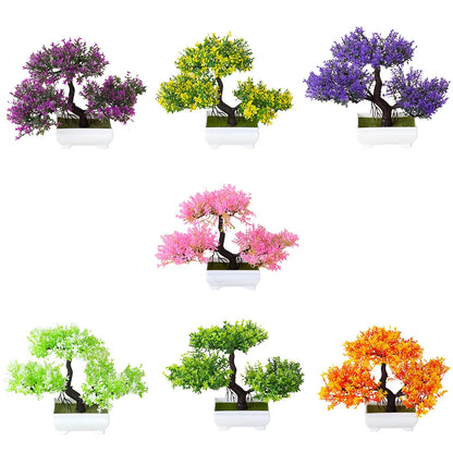 Artificial Plants Decoration Potted Bonsai Small Tree - Room Decoration