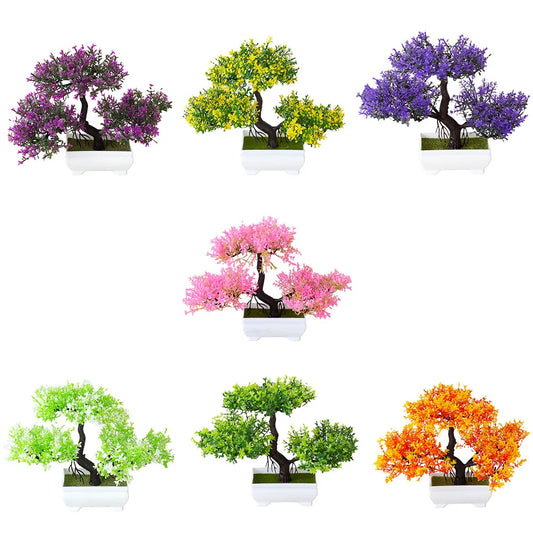 Artificial Plants Decoration Potted Bonsai Small Tree - Room Decoration
