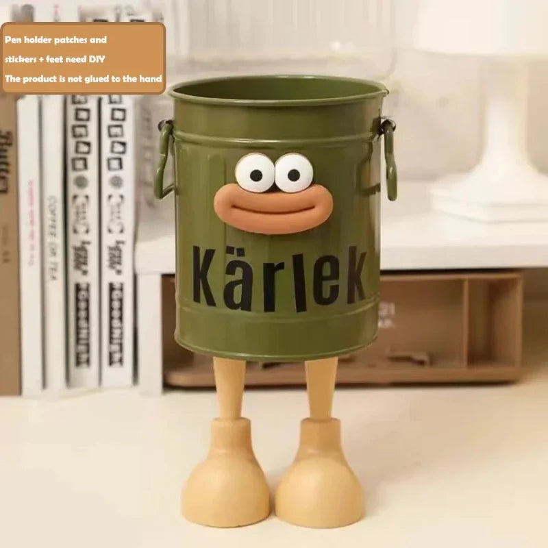 Cute Cartoon Pen Holder – Fun Desk Organizer for Office, Study, and Home Storage