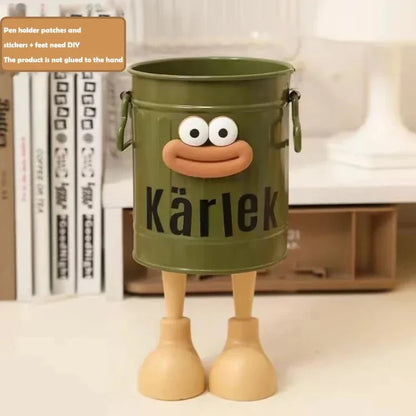 Cute Cartoon Pen Holder – Fun Desk Organizer for Office, Study, and Home Storage