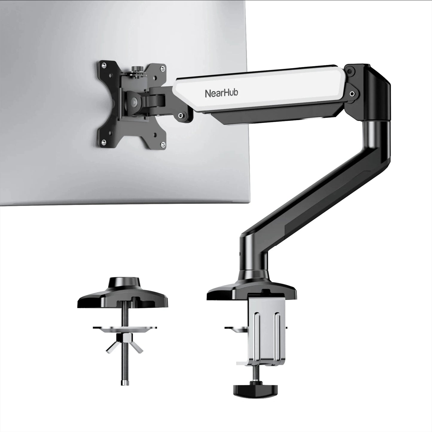 Ergonomic Monitor Arm – VESA Mount with Gas Spring & Articulating Arm